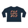 Footballs & Bows | Girls Toddler Long Sleeve Tee | Perfect for Game Day Celebrations - Image 25