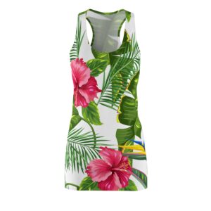 Super Cute, Tropical Floral Racerback Dress |  Beach Days and Vacation Vibes