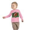 Sporty Toddler Long Sleeve Tee | Football Field Design - Image 27