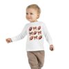 Footballs & Bows | Girls Toddler Long Sleeve Tee | Perfect for Game Day Celebrations - Image 7