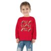 Footballs & Bows | Girls Toddler Long Sleeve Tee | Perfect for Game Day Celebrations - Image 32