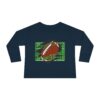 Sporty Toddler Long Sleeve Tee | Football Field Design - Image 21