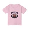 Just Here for the Snacks Toddler T-Shirt – Perfect for Game Day & Playtime - Image 9