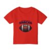 Just Here for the Snacks Toddler T-Shirt – Perfect for Game Day & Playtime - Image 11