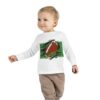 Sporty Toddler Long Sleeve Tee | Football Field Design - Image 7