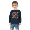 Footballs & Bows | Girls Toddler Long Sleeve Tee | Perfect for Game Day Celebrations - Image 28