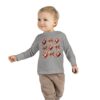 Footballs & Bows | Girls Toddler Long Sleeve Tee | Perfect for Game Day Celebrations - Image 11