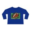 Sporty Toddler Long Sleeve Tee | Football Field Design - Image 13