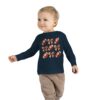 Footballs & Bows | Girls Toddler Long Sleeve Tee | Perfect for Game Day Celebrations - Image 27