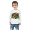 Sporty Toddler Long Sleeve Tee | Football Field Design - Image 8