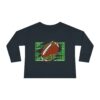 Sporty Toddler Long Sleeve Tee | Football Field Design - Image 17