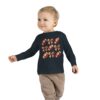 Footballs & Bows | Girls Toddler Long Sleeve Tee | Perfect for Game Day Celebrations - Image 23