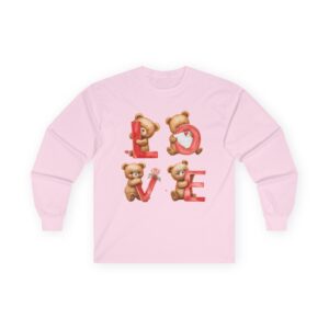 Cute Love Bears Long Sleeve Tee |  Valentine's Day Gift  | For Her