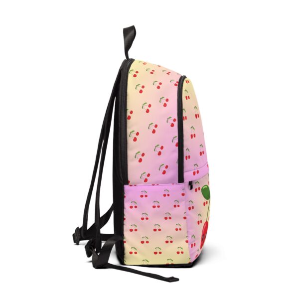 Cute Cherry Print Backpack | Trendy Everyday Tote | Back-to-School - Image 2