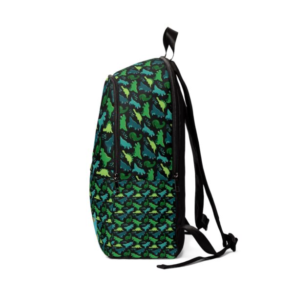 Trendy Dinosaur Print Backpack | Cute Kids School Bag | Dino Lovers Gift | Fun Adventure Backpack - Image 3