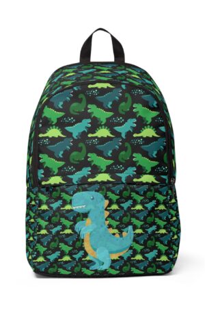 Trendy Dinosaur Print Backpack | Cute Kids School Bag | Dino Lovers Gift | Fun Adventure Backpack